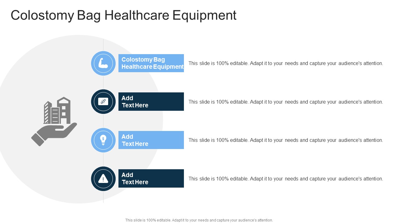 Colostomy Bag Healthcare Equipment In Powerpoint And Google Slides Cpb