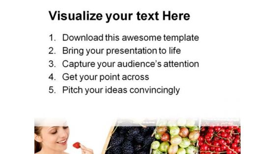 Colourful Berries Food PowerPoint Templates And PowerPoint Backgrounds 0211