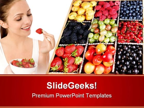 Colourful Berries Food PowerPoint Themes And PowerPoint Slides 0211
