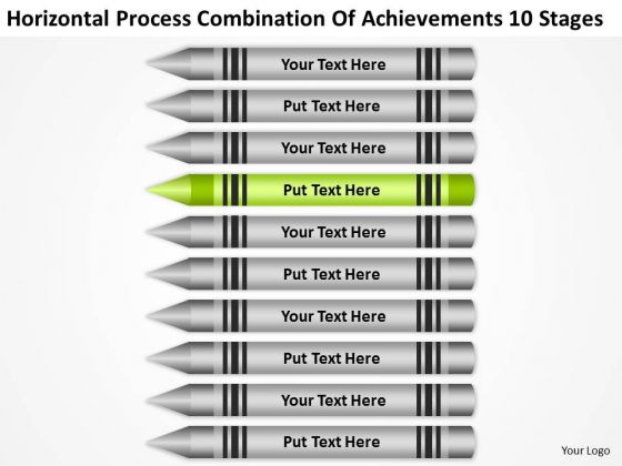 Combination Of Acheivements 10 Stages Ppt Business Plan Writing Services PowerPoint Slides