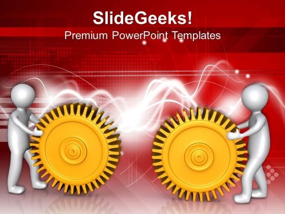 Combind The Efforts For Success PowerPoint Templates Ppt Backgrounds For Slides 0513