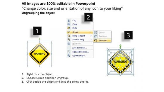 Combustible Warning Signs PowerPoint Slides And Ppt Diagram Templates