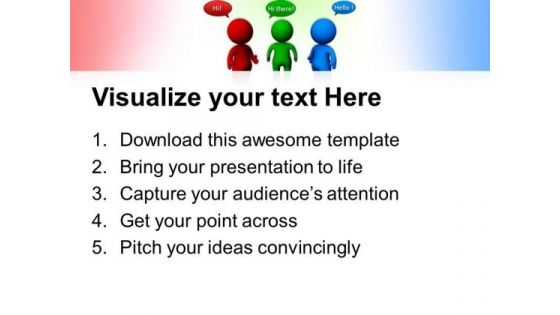 Communication Teamwork PowerPoint Templates And PowerPoint Themes 0612