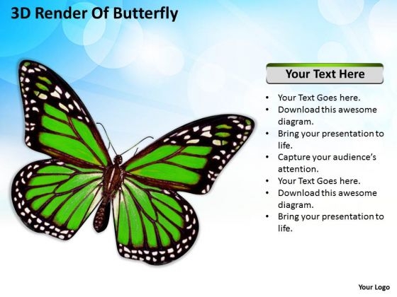 Company Business Strategy 3d Render Of Butterfly Best Stock Photos