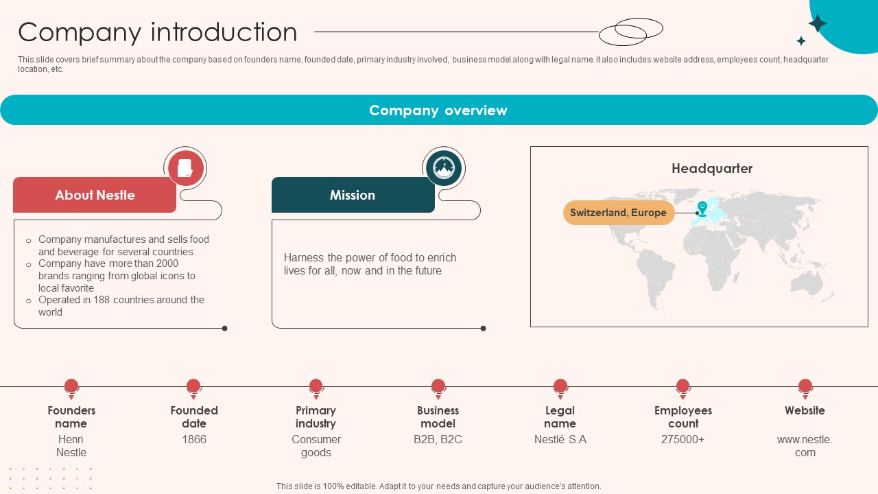 Company Introduction Retail Merchandising Company Investor Funding Elevator Pitch Deck Ppt Sample