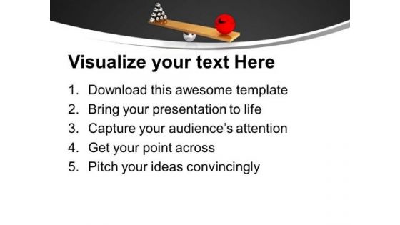 Comparison Between Teamwork Leadership PowerPoint Templates Ppt Backgrounds For Slides 0313