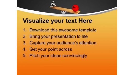 Comparison Between Teamwork Leadership PowerPoint Templates Ppt Backgrounds For Slides 0313