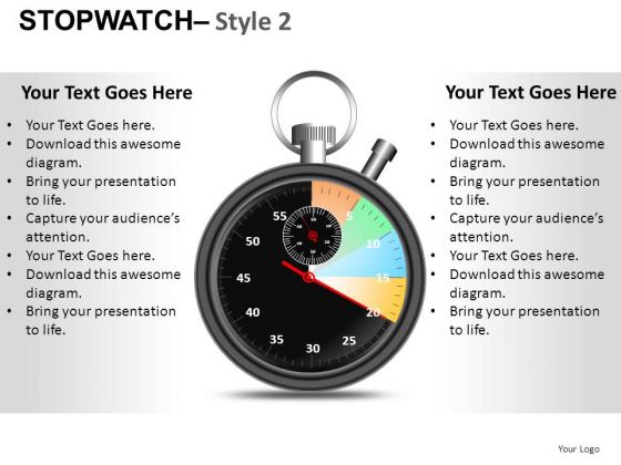 Competition Stopwatch 2 PowerPoint Slides And Ppt Diagram Templates