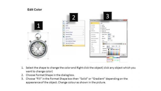 Competition Stopwatch 3 PowerPoint Slides And Ppt Diagram Templates