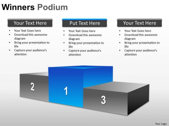 Competition Winners Podium PowerPoint Slides And Ppt Diagram Templates