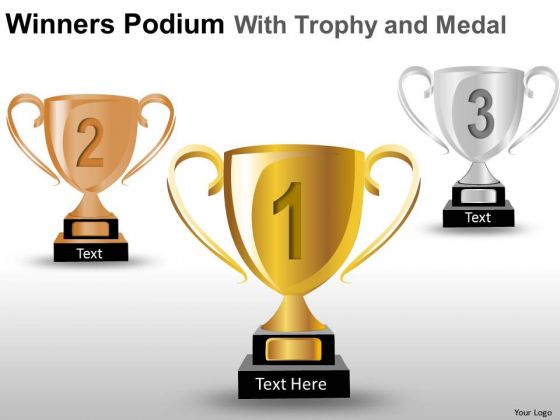 Competitive Winners Podium PowerPoint Slides And Ppt Diagram Templates