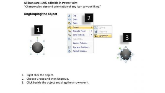 Complex Clustering 2d PowerPoint Slides And Ppt Diagram Templates