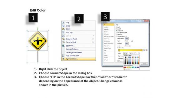 Compulsory Traffic Direction PowerPoint Slides And Ppt Diagram Templates