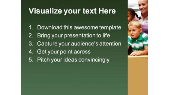 Computer Education PowerPoint Template 1110