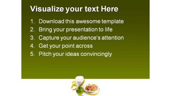 Concept Of Dieting Food PowerPoint Templates And PowerPoint Backgrounds 0211