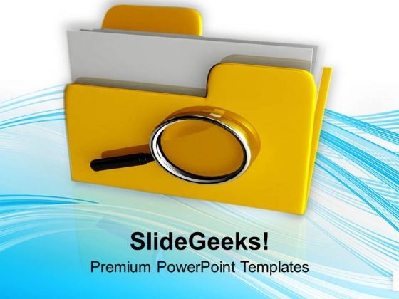 Concept Of Hidden Files PowerPoint Templates Ppt Backgrounds For Slides 0713