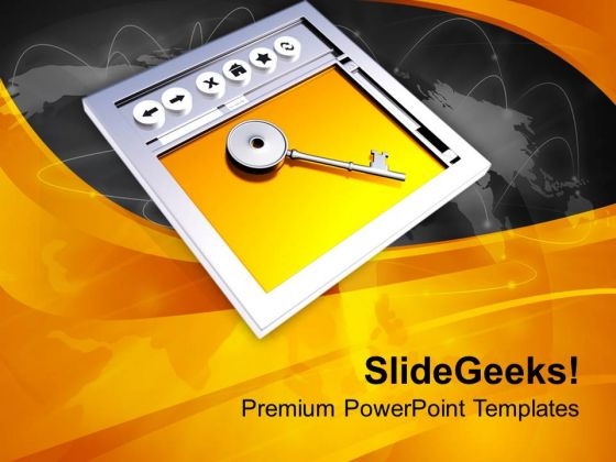 Concept Of Internet Security PowerPoint Templates Ppt Backgrounds For Slides 0713