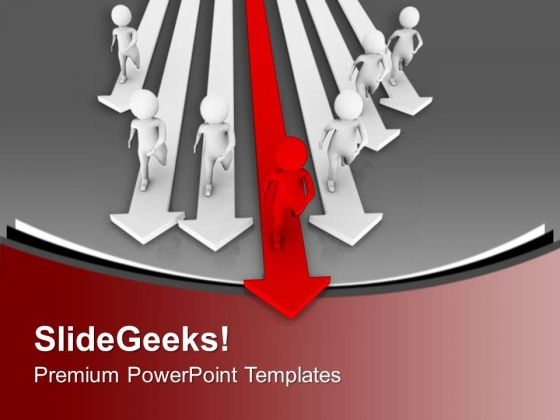 Concept Of Leadership And Competition Business PowerPoint Templates Ppt Backgrounds For Slides 0313