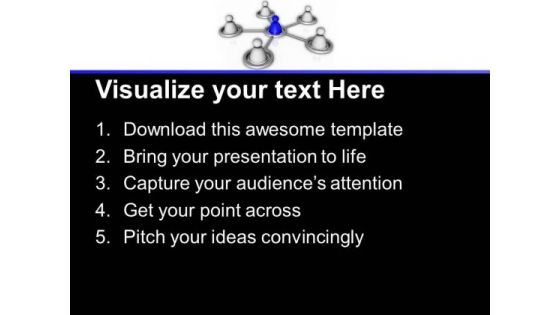 Concept Of Teamwork Business Network PowerPoint Templates Ppt Backgrounds For Slides 0313