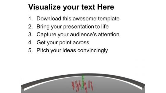 Conceptual Image Of Growth Ladders Success PowerPoint Templates Ppt Backgrounds For Slides 0113