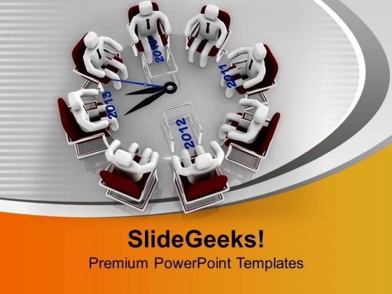 Conferance Over Business Time Concept PowerPoint Templates Ppt Backgrounds For Slides 0213