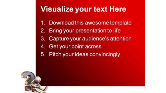 Confused Man Business PowerPoint Templates And PowerPoint Backgrounds 0711