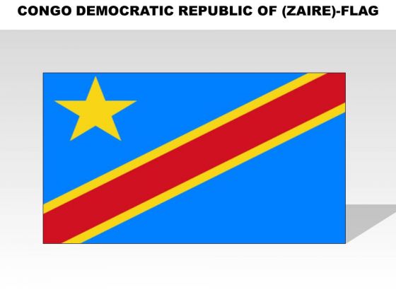 Congo Democratic Republic Of Zaire Country PowerPoint Flags