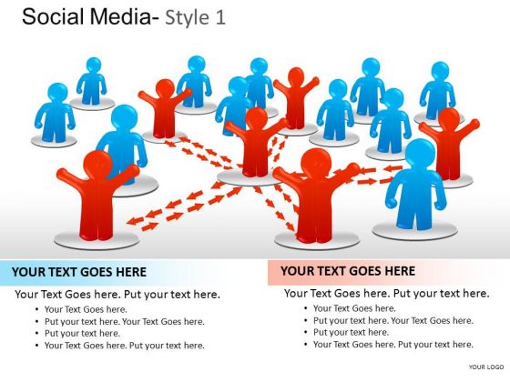 Connect Social Media Network PowerPoint Slides And Ppt Templates