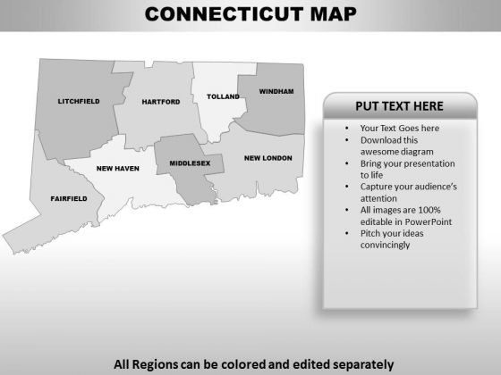 Connecticut PowerPoint Maps