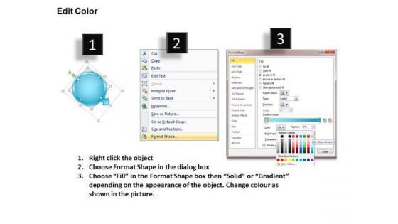 Consistent Imitation Of Marketing Process Using 6 Stages Flow Chart Creator Free PowerPoint Slides