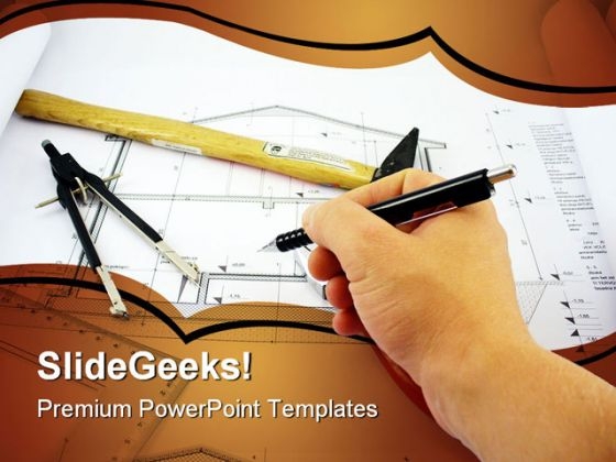 Construction01 Architecture PowerPoint Template 0810