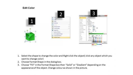 Construction 3d Cube Building PowerPoint Slides And Ppt Diagram Templates