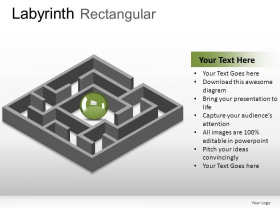 Construction Labyrinth Rectangular PowerPoint Slides And Ppt Diagram Templates