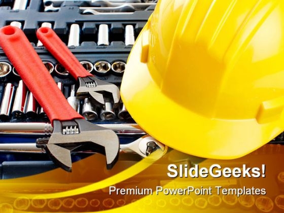 Construction Tools Business PowerPoint Themes And PowerPoint Slides 0711