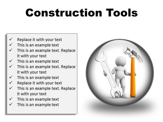Construction Tools Industrial PowerPoint Presentation Slides C