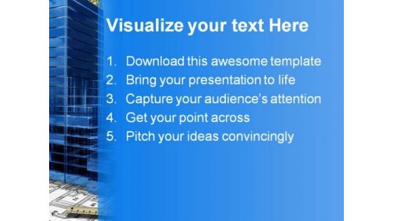 Construction Tools Industrial PowerPoint Template 0810