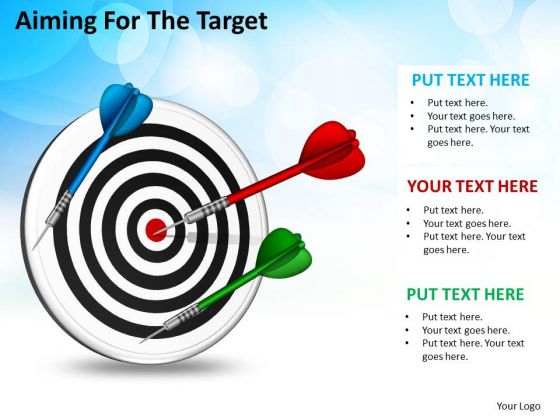 Consulting Diagram Aiming For The Target Business Sales Diagram
