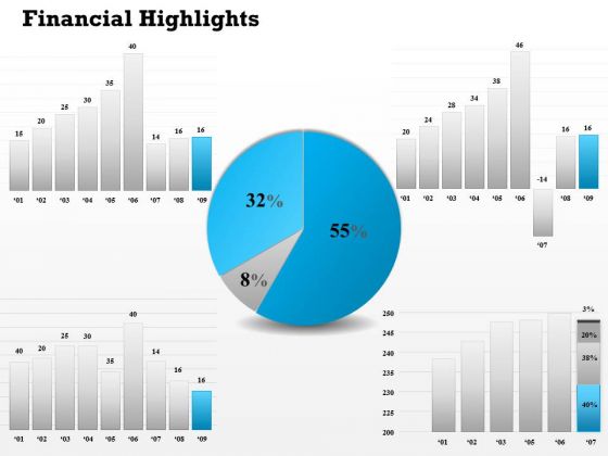 Consulting Diagram Financial Pie And Bar Graph Diagram Business Cycle Diagram