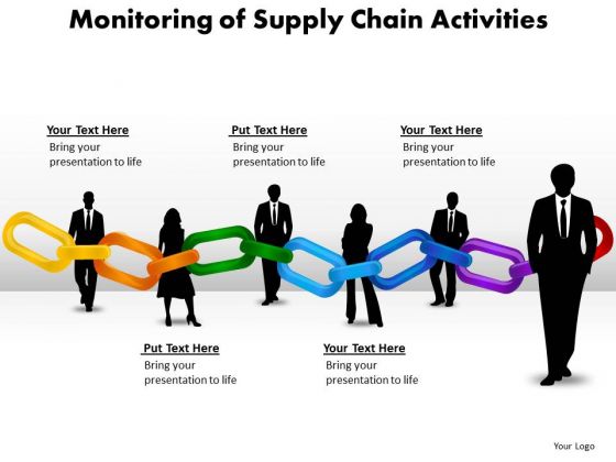 Consulting Diagram Monitoring Of Supply Chain Activities Business Framework Model