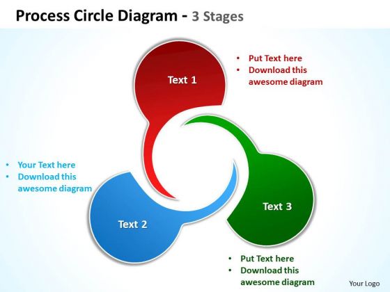 Consulting Diagram Process Circle Diagram 3 Stages Strategy Diagram