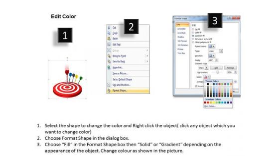 Consulting Diagram Targets Style 2 Sales Diagram