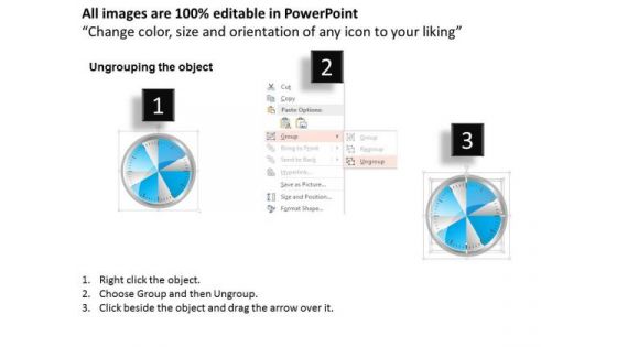 Consulting Slides Circular Meter Agenda Diagram Business Presentation