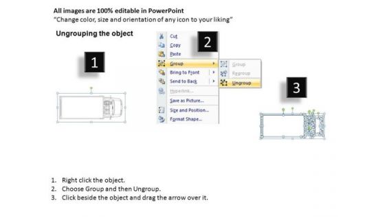 Container Red Truck Top View PowerPoint Slides And Ppt Diagram Templates