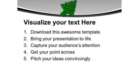 Cookie In Shape Of Christmas Tree PowerPoint Templates Ppt Backgrounds For Slides 0513
