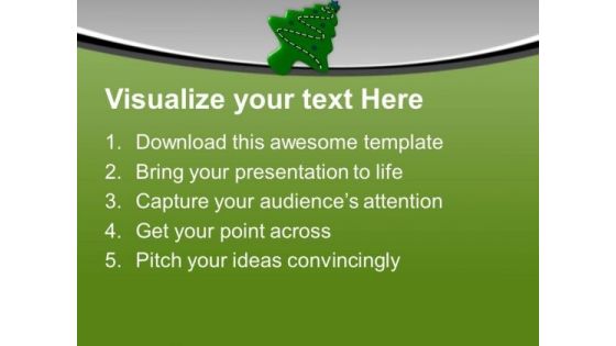 Cookie In Shape Of Christmas Tree PowerPoint Templates Ppt Backgrounds For Slides 0513
