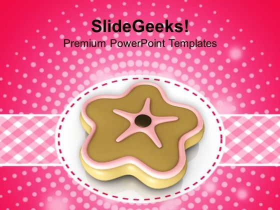 Cookies On Abstract Background Christmas Eve PowerPoint Templates Ppt Backgrounds For Slides 1212