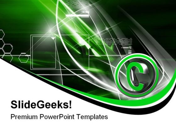Copy Right Business PowerPoint Template 1110