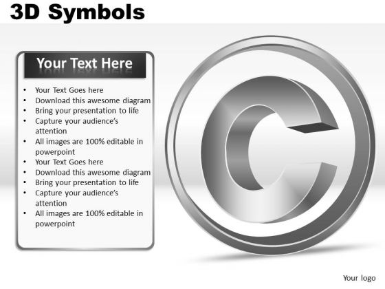 Copyright Symbol PowerPoint Slides Icon Graphics