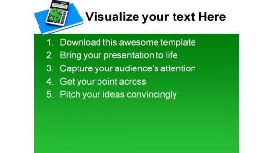 Cost Of Education Money PowerPoint Template 1110