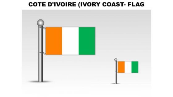 Cote Divoire Ivory Coast Country PowerPoint Flags